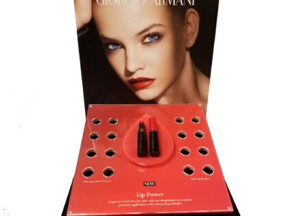 Giorgio Armani Lip Power Launch Caseline